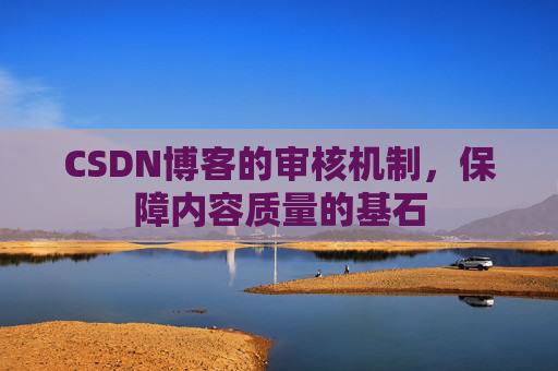 CSDN博客的审核机制，保障内容质量的基石